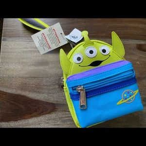 Loungefly wristlet alien toy story Pixar Disney